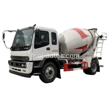 ISUZU 4x2 6 Wheeler 7 cbm de mixage en béton CBM